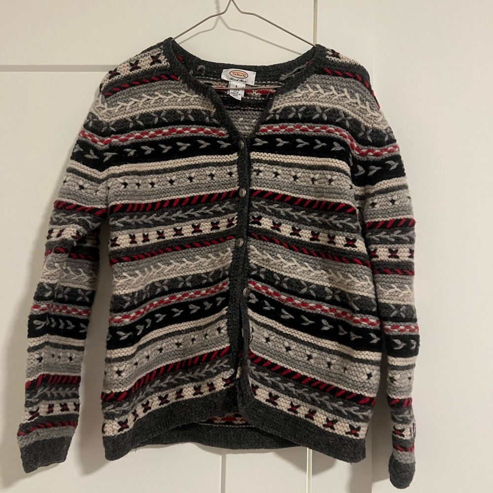 Vintage Hand Knit Talbots Cardigan